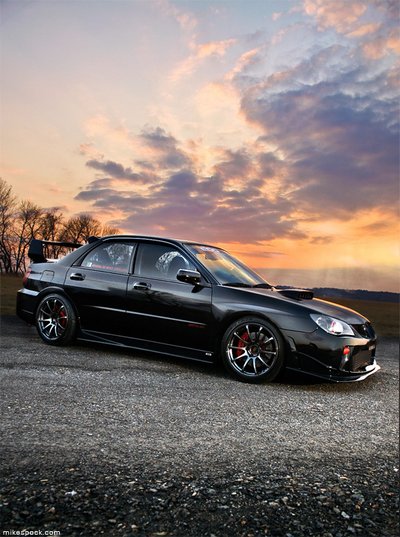 Bill's Zero/Sports Equipped STi with Advan RS 18x9 +29mm GTR Face wheels