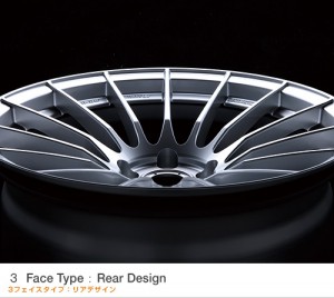 Enkei RS05RR Rear Design Face GTR Face Concave Face